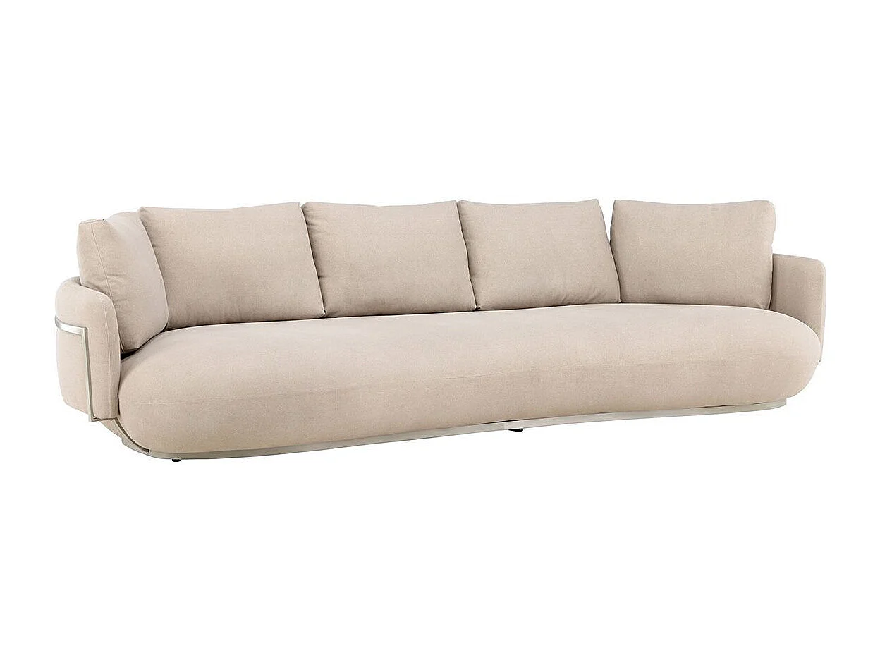 Stellar bank 4-zits beige.