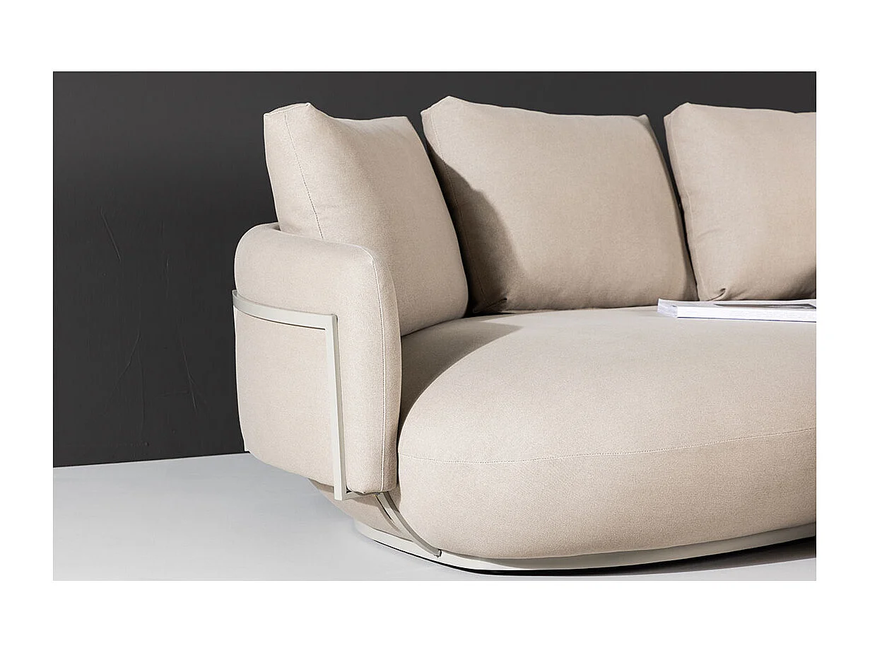 Stellar bank 4-zits beige.