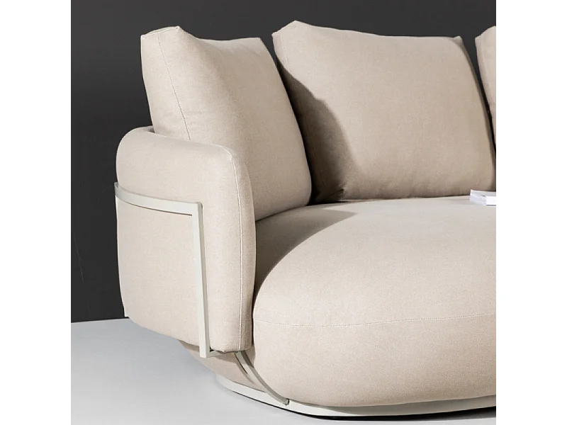 Stellar bank 4-zits beige.