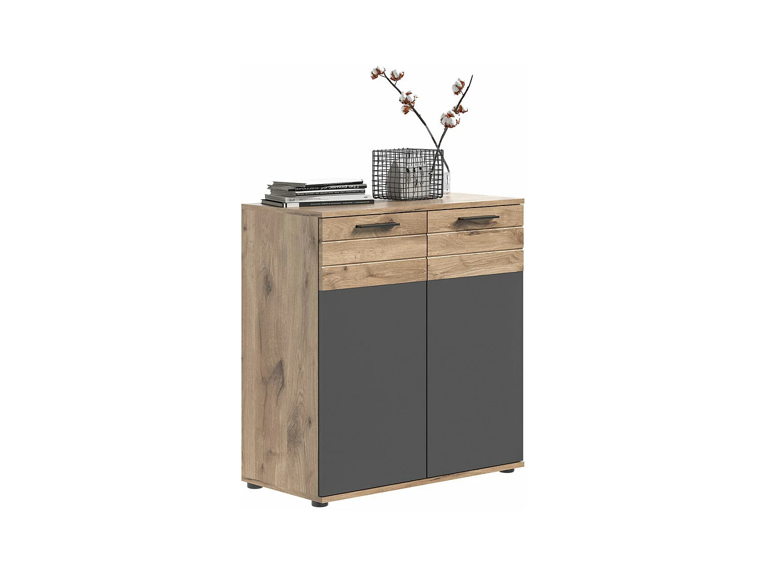 Mason dressoir 2 deuren eik decor.