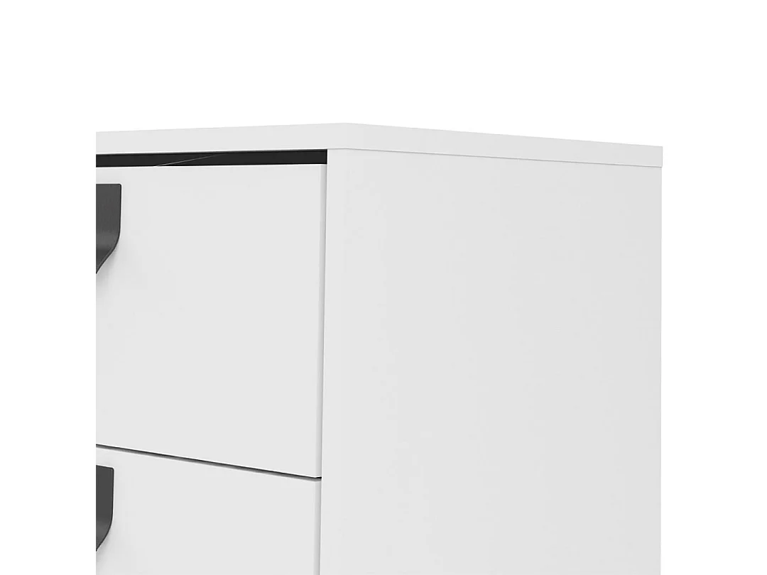 Rye dressoir 1 deur, 2 lades mat wit.