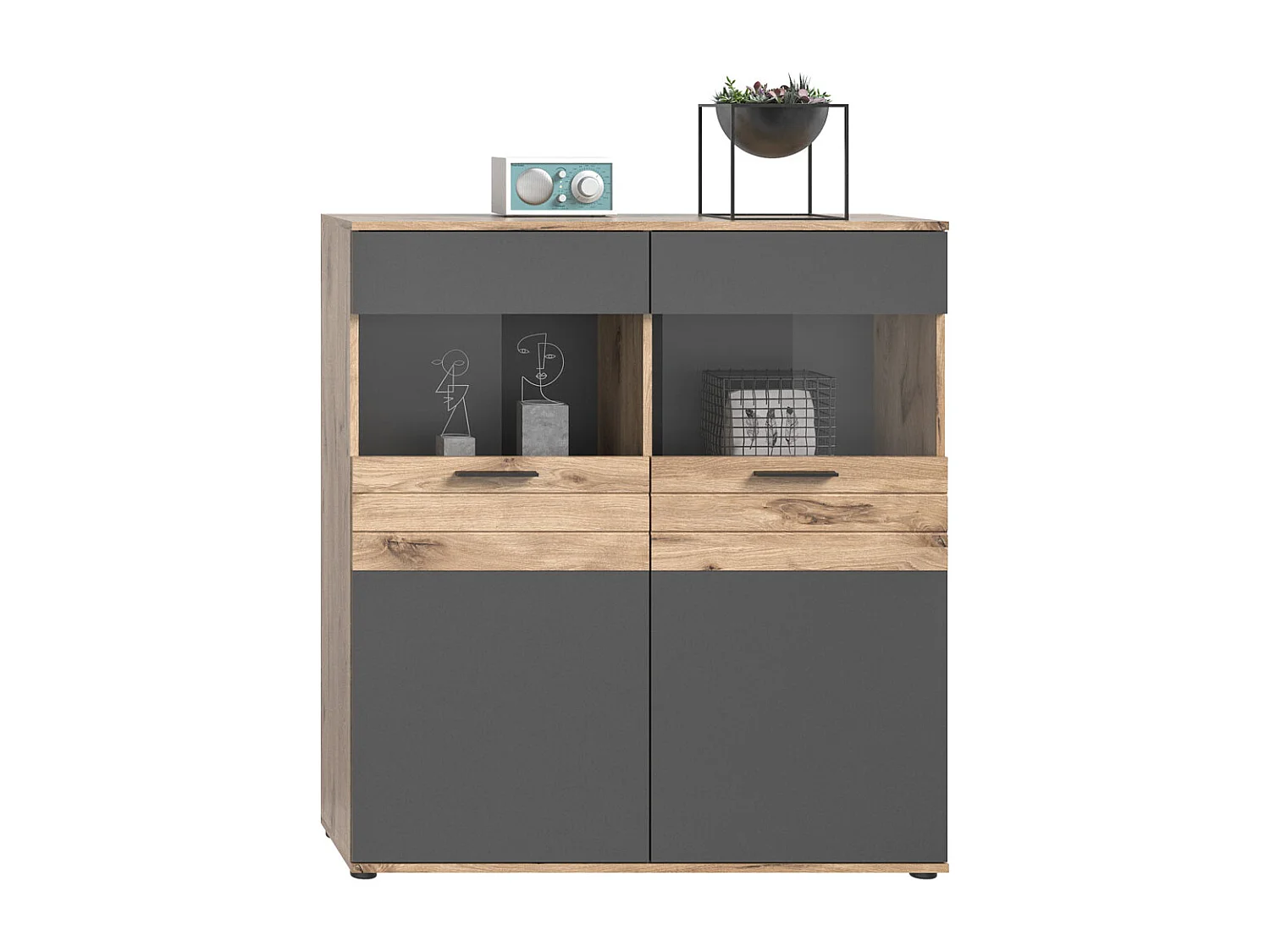 Mason Sideboard 2 Türen Eiche dekor.