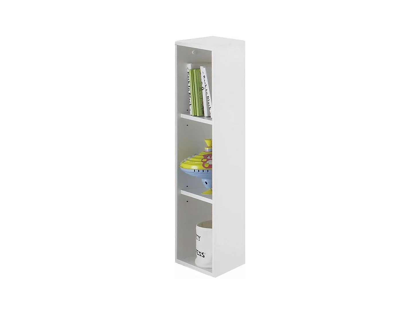 Librería infantil Olja 2 estantes, color blanco.