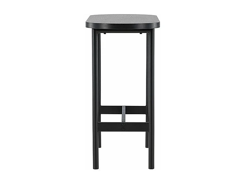 Console Ovale Design "Star" 110cm Noir