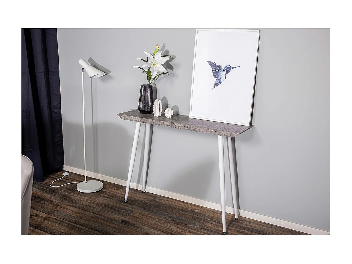 Console Design "Edge" 110cm Blanc
