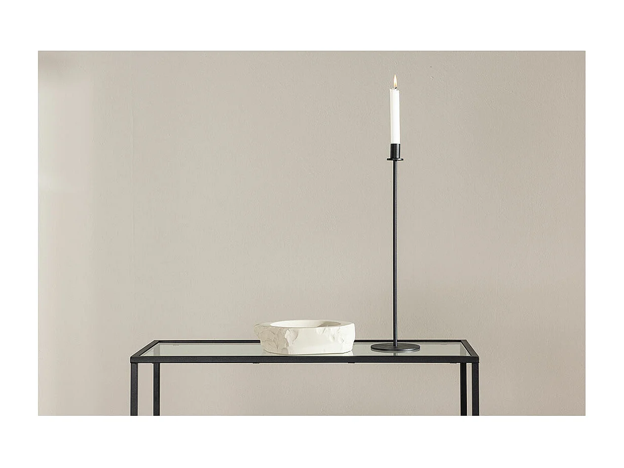 Console Design en Verre "Bogota" 80cm Noir