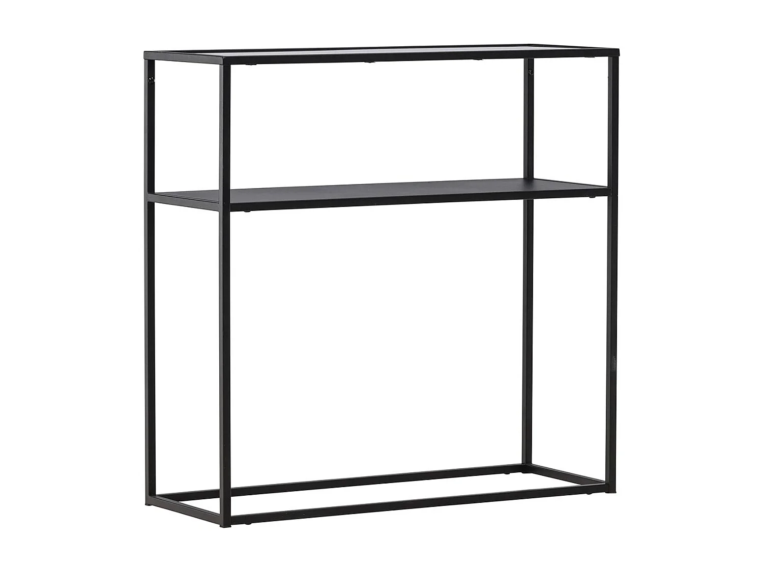 Console Design en Verre "Bogota" 80cm Noir