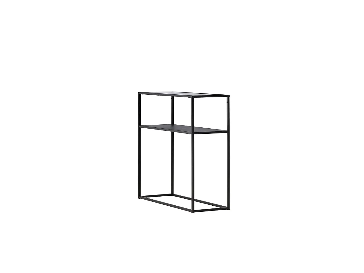 Console Design en Verre "Bogota" 80cm Noir