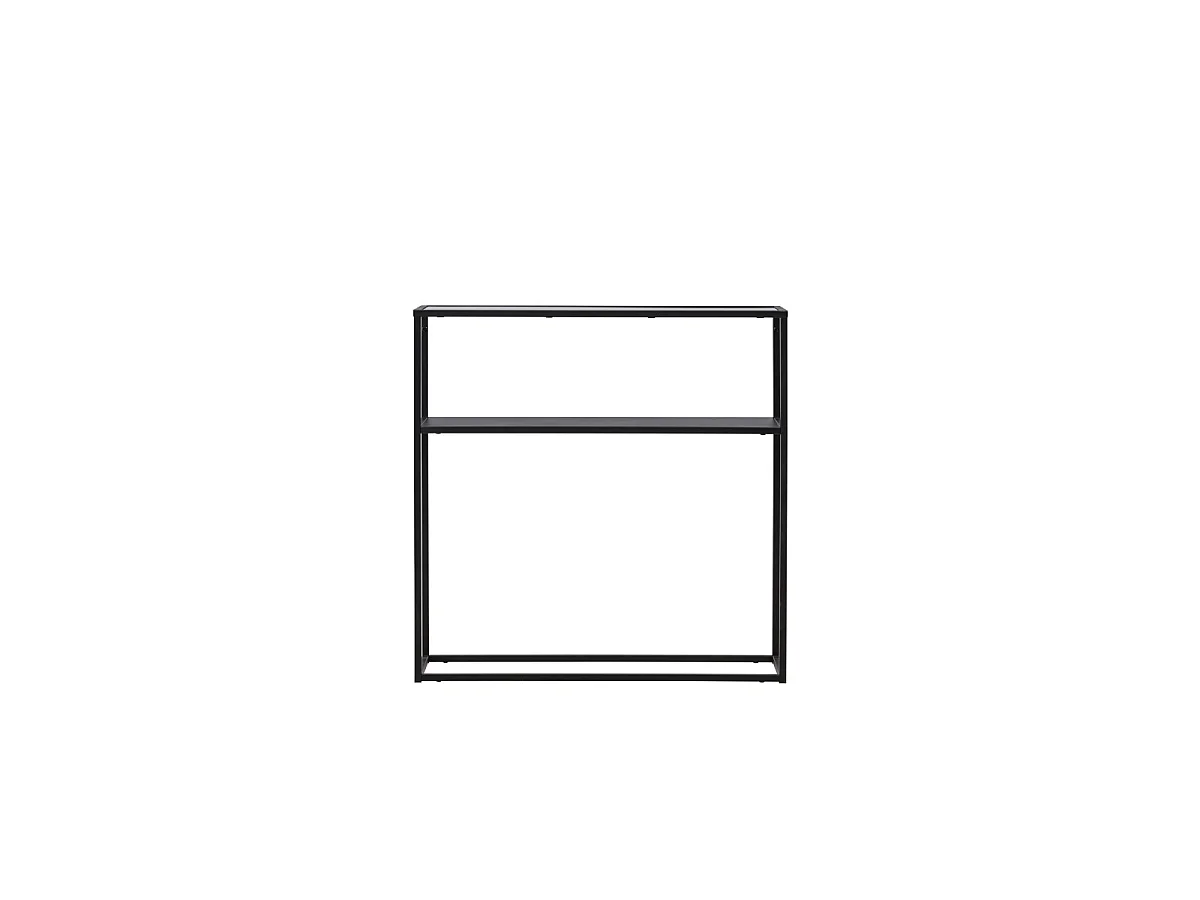 Console Design en Verre "Bogota" 80cm Noir