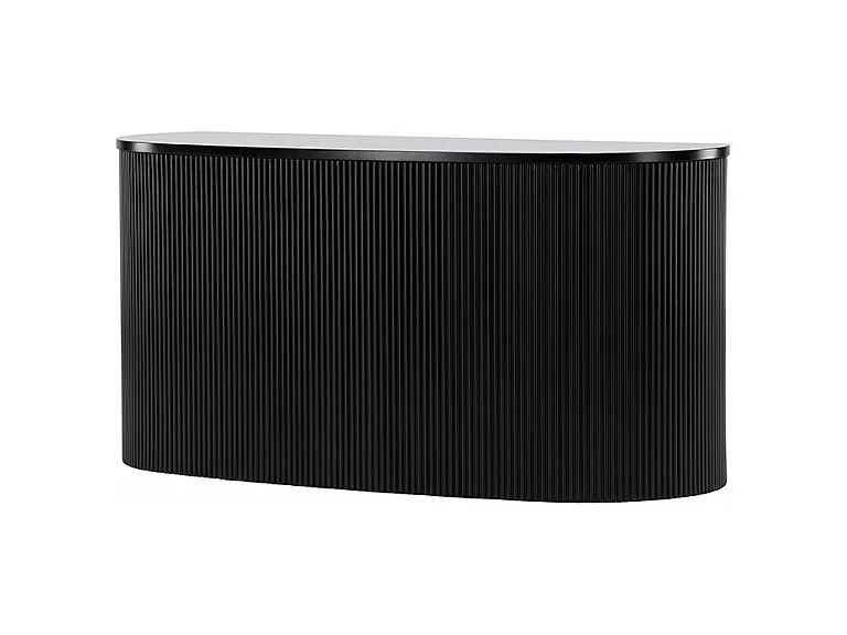 Console Design Nervuré "Loca" 120cm Noir