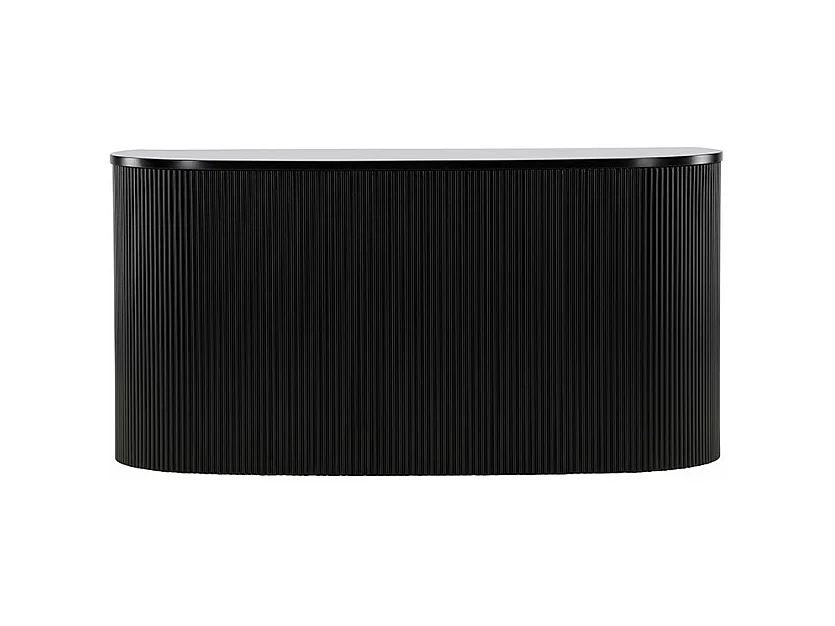 Console Design Nervuré "Loca" 120cm Noir