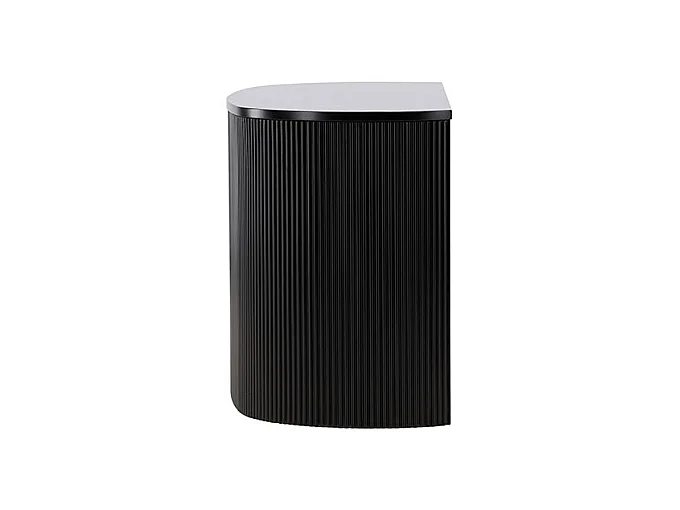 Console Design Nervuré "Loca" 120cm Noir