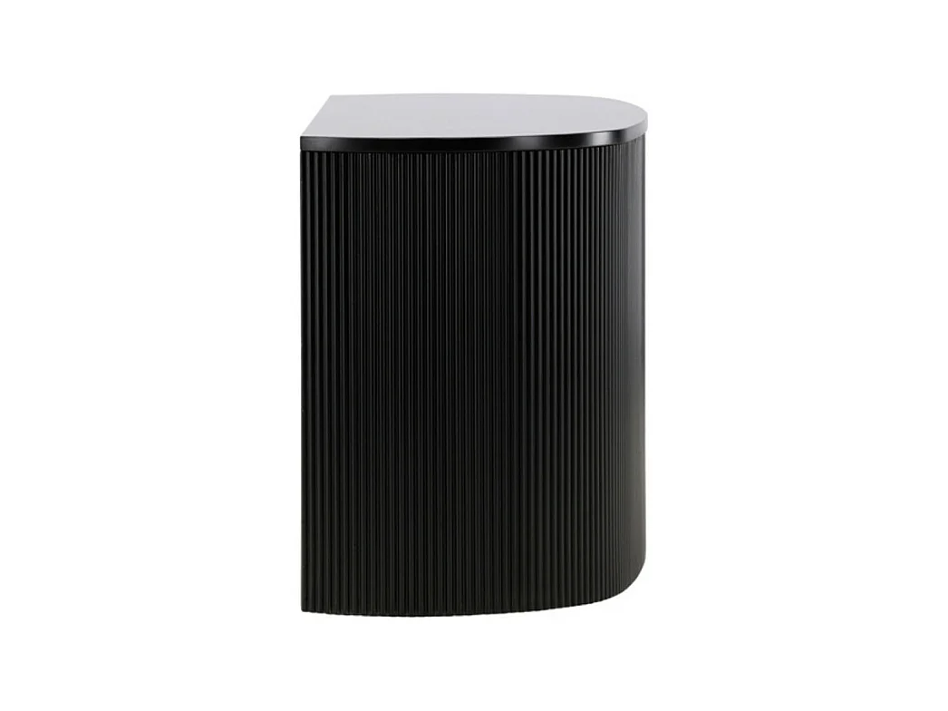Console Design Nervuré "Loca" 120cm Noir