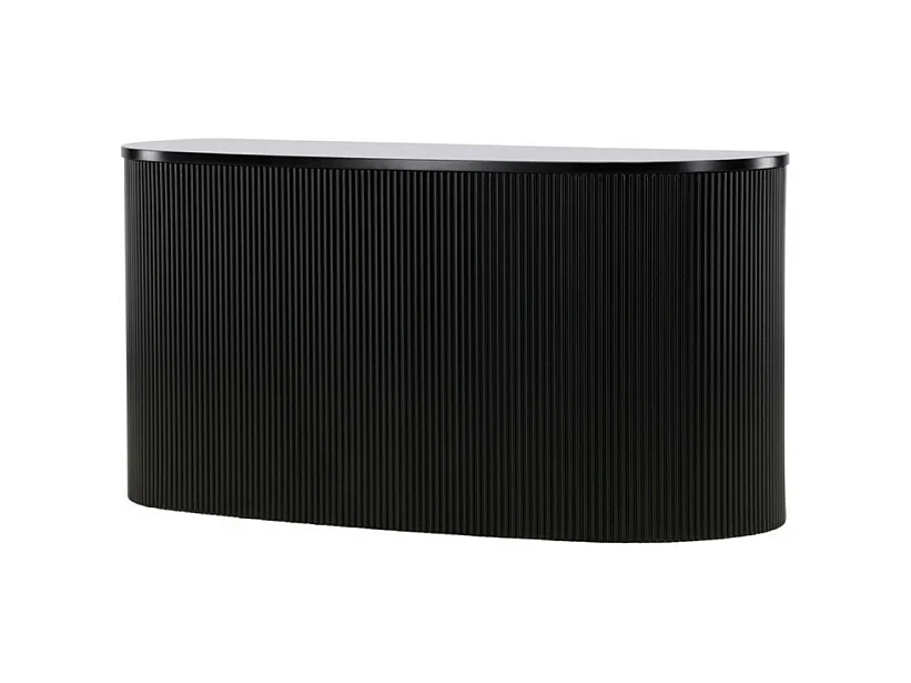 Console Design Nervuré "Loca" 120cm Noir