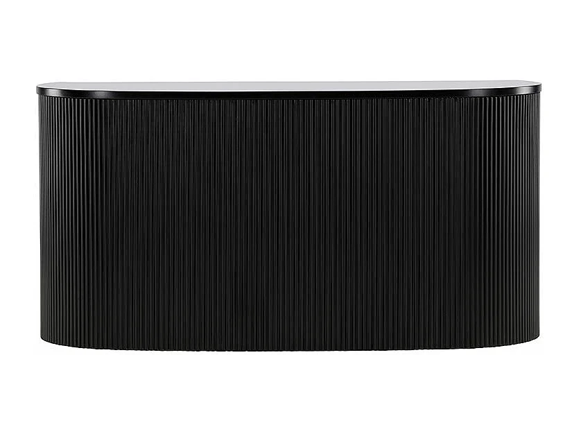 Console Design Nervuré "Loca" 120cm Noir