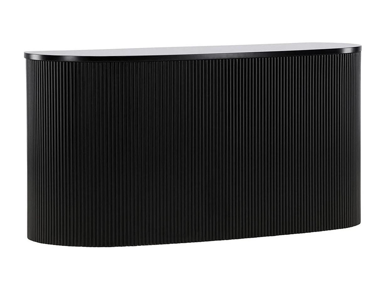 Console Design Nervuré "Loca" 120cm Noir