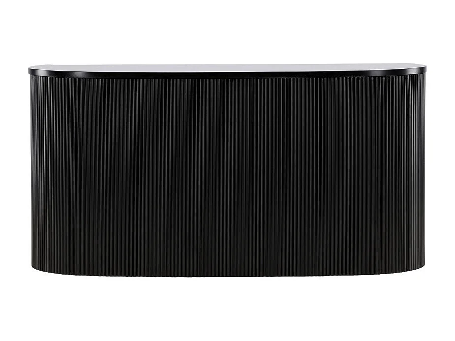 Console Design Nervuré "Loca" 120cm Noir