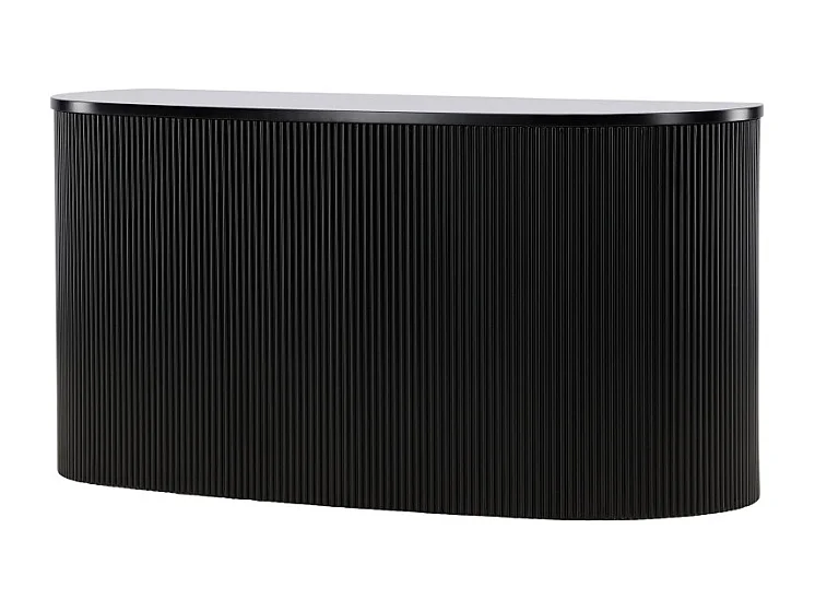 Console Design Nervuré "Loca" 120cm Noir