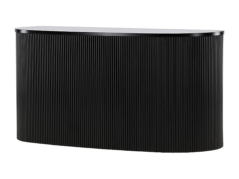 Loca console mural 1 porte noir.