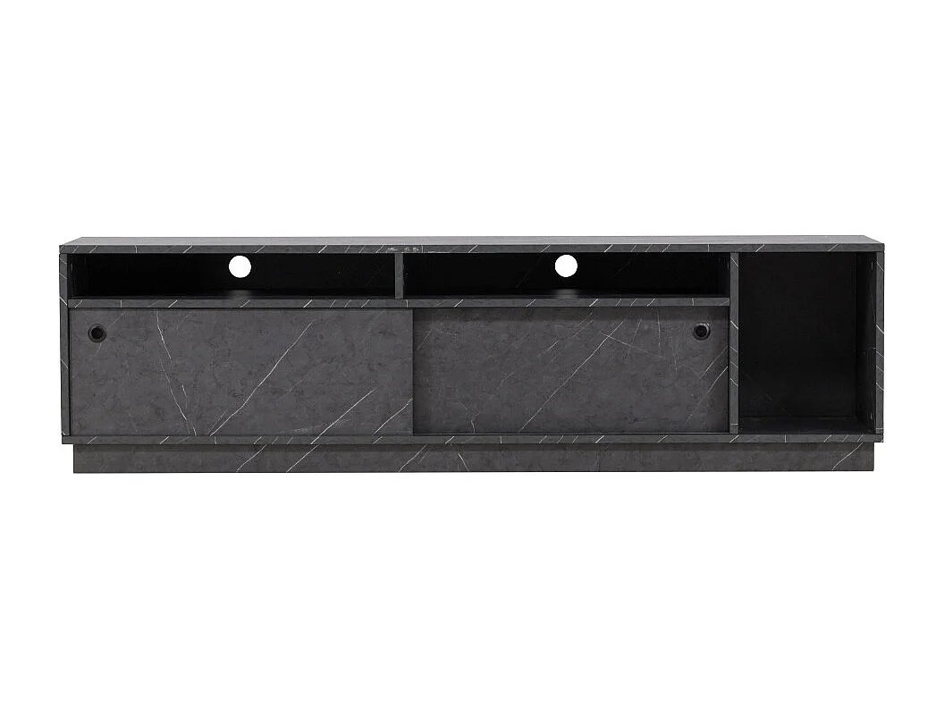 Meuble TV Design "Girona" 180cm Noir