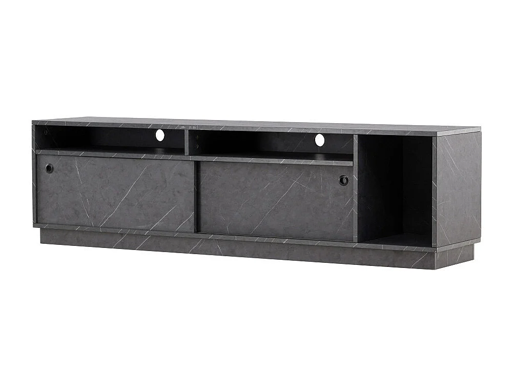 Meuble TV Design "Girona" 180cm Noir