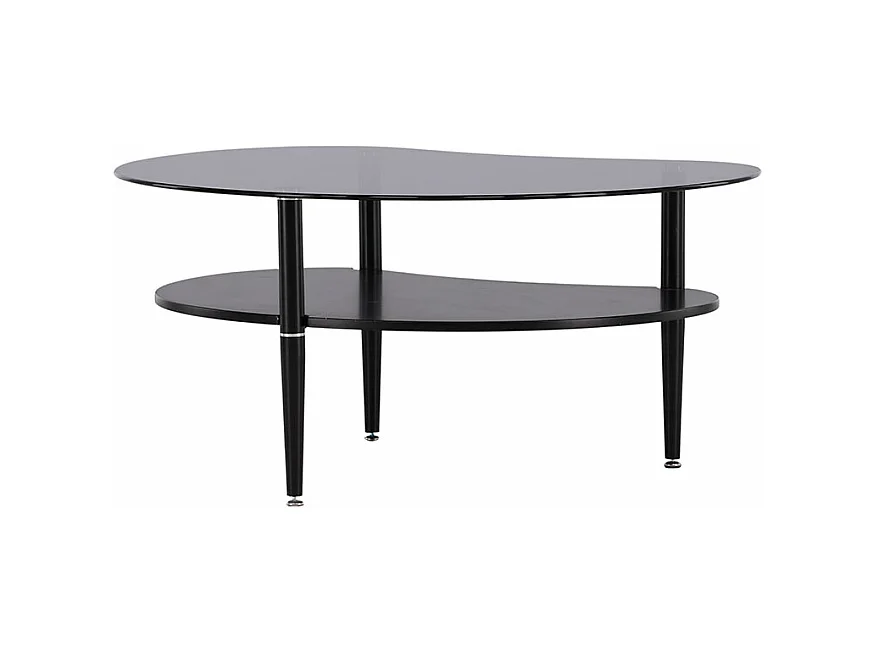 Table Basse Design "Egg" 101cm Noir