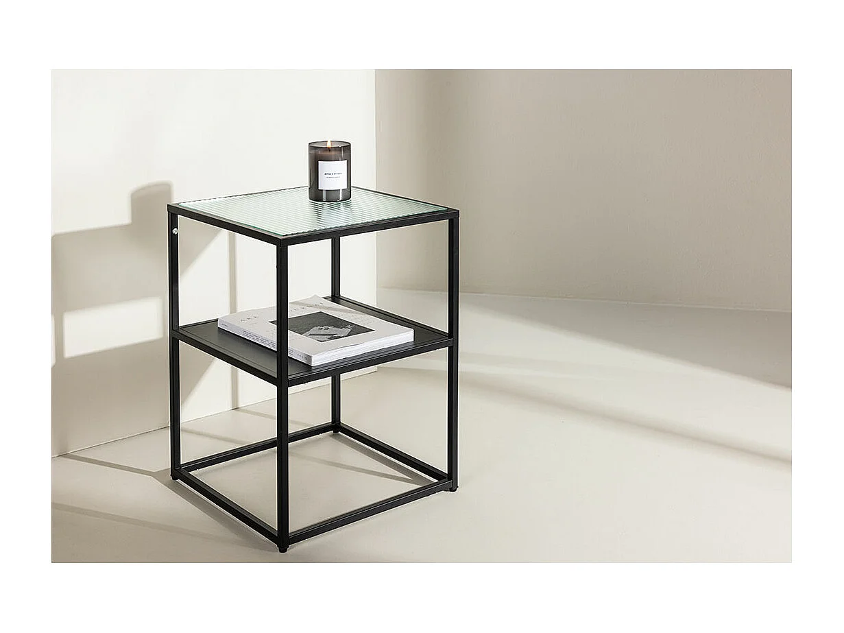 SaoPaulo hoektafel 1 plank zwart.