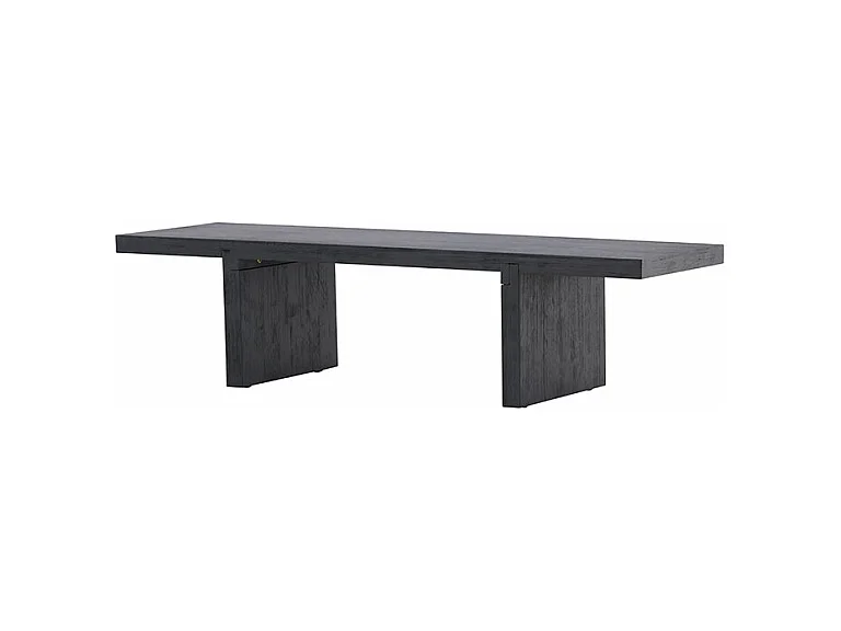 Table Basse en Bois "Yakunik" 120cm Noir