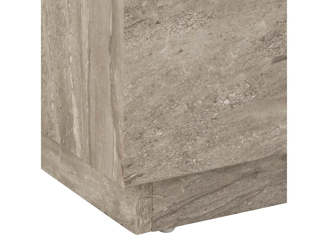 Dice table basse lot de 2 pièces. marbre gris.