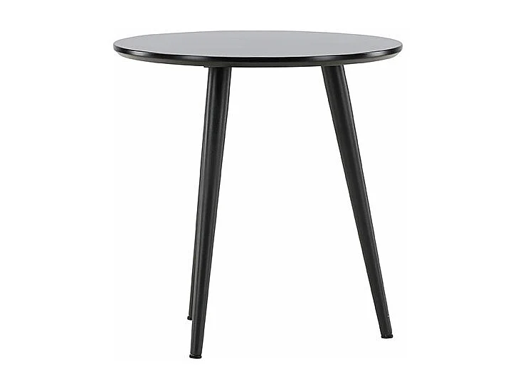Table d'Appoint Design "Askim" 50cm Noir