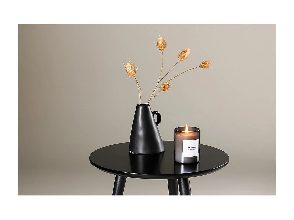 Table d'Appoint Design "Askim" 50cm Noir