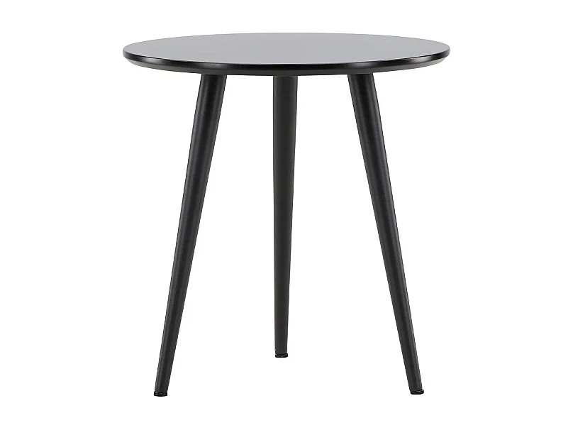 Table d'Appoint Design "Askim" 50cm Noir