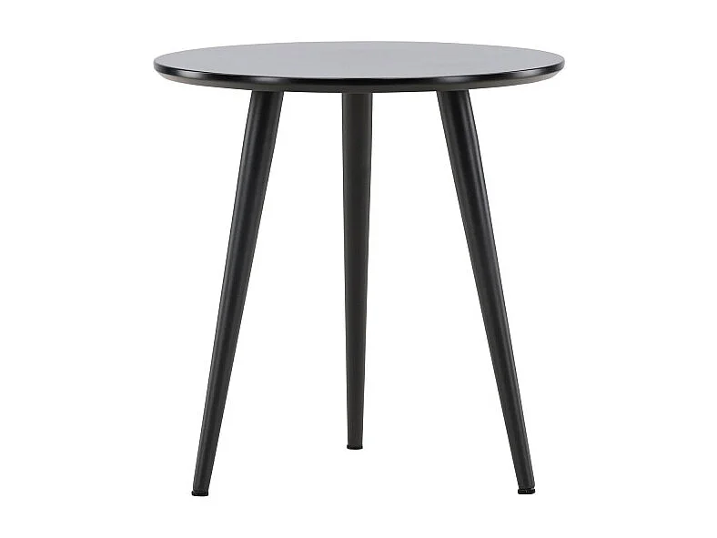 Table d'Appoint Design "Askim" 50cm Noir