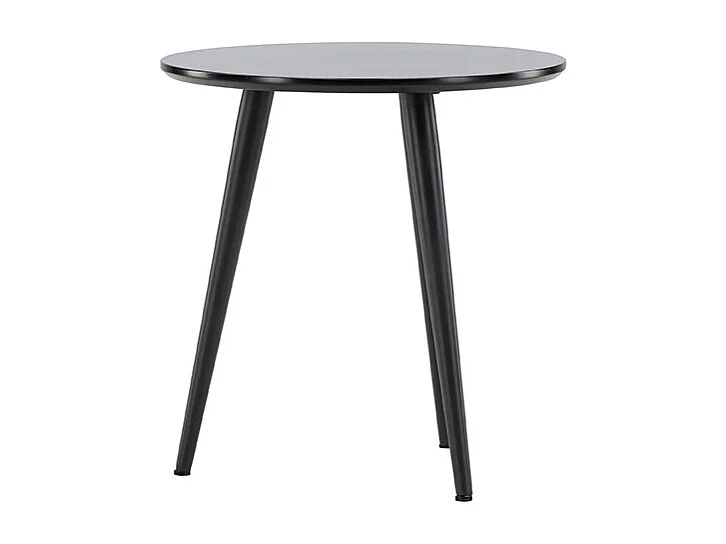 Askim hoektafel Ø48 cm zwart.