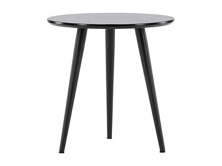 Askim hoektafel Ø48 cm zwart.