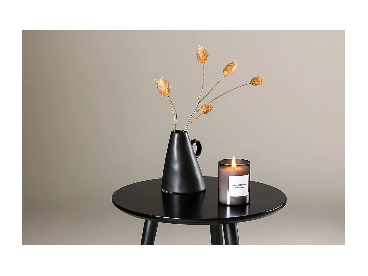 Askim hoektafel Ø48 cm zwart.
