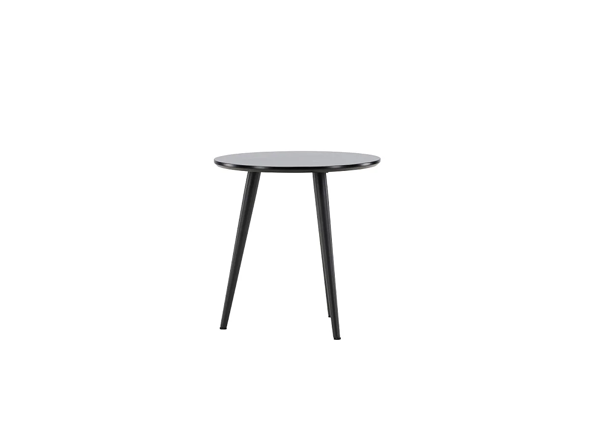 Askim Ecktisch Ø48 cm schwarz.