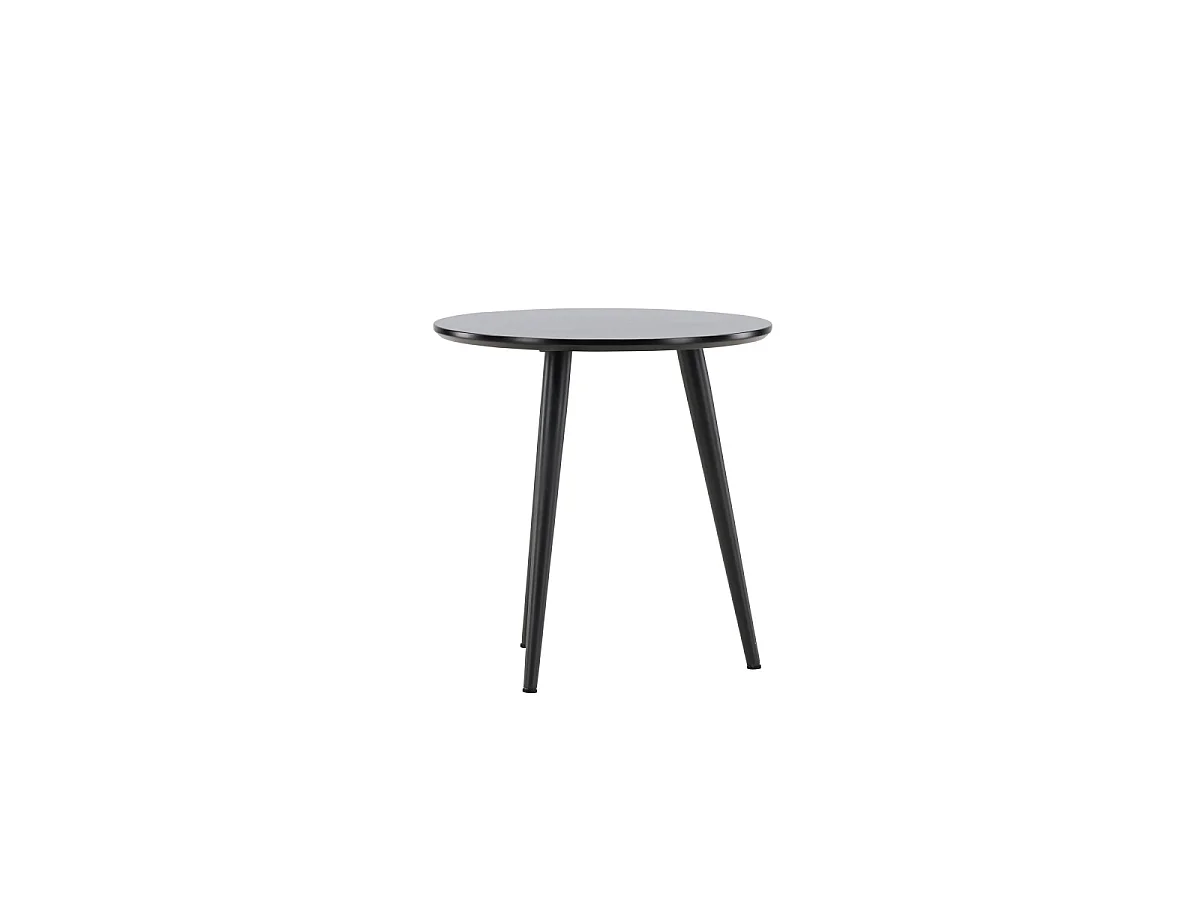 Askim Ecktisch Ø48 cm schwarz.