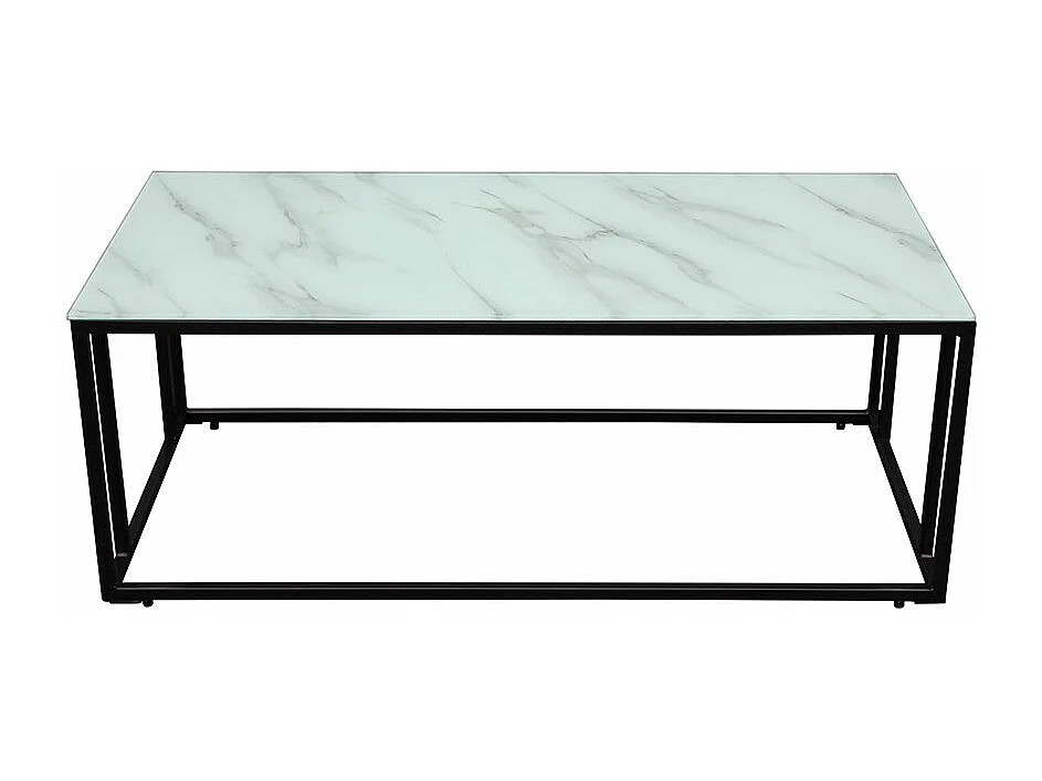 Table Basse Design "Rock" 120cm Blanc