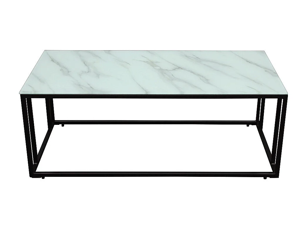 Table Basse Design "Rock" 120cm Blanc