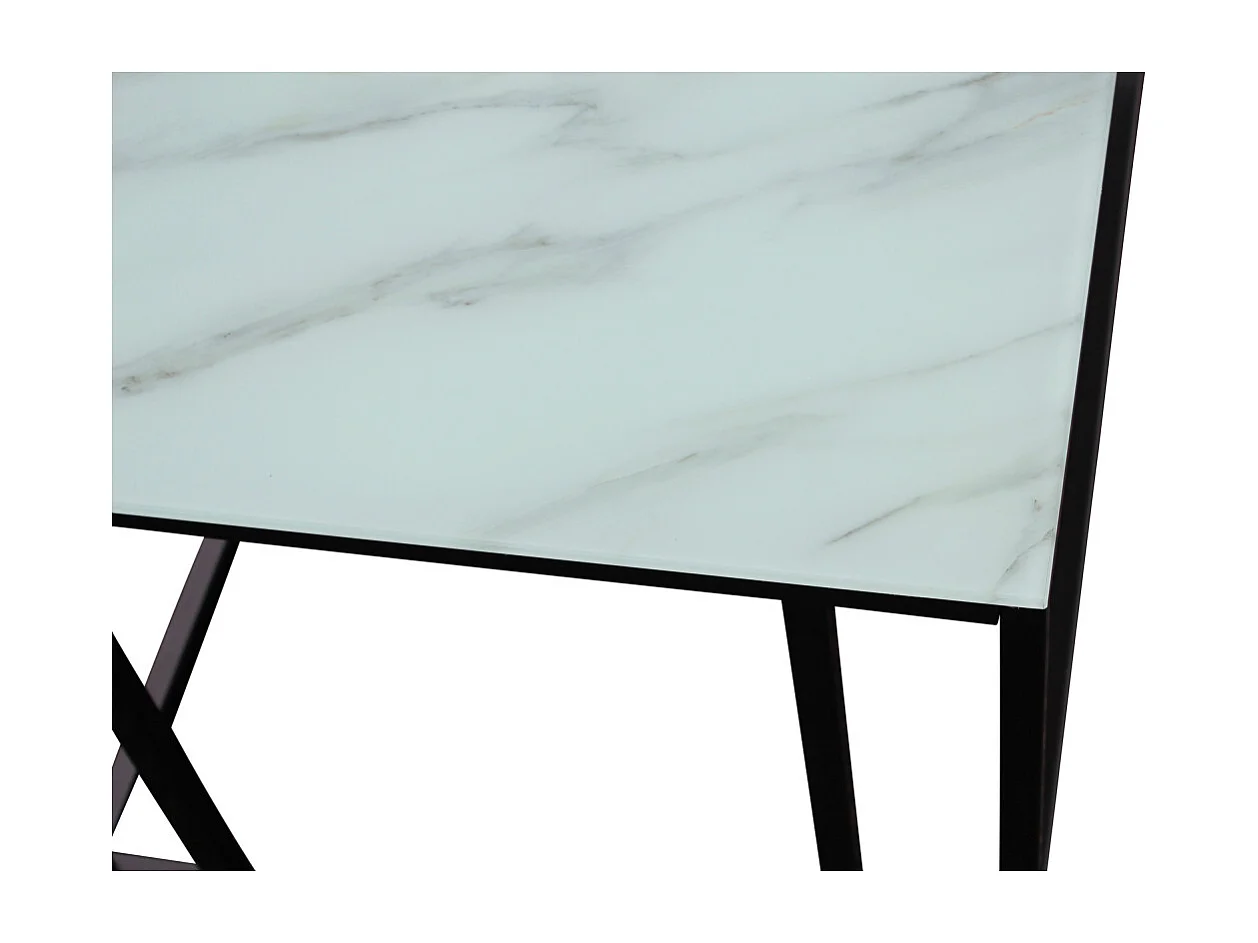 Table Basse Design "Rock" 120cm Blanc