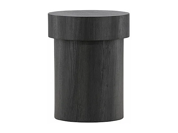 Table d'Appoint Design "Malung" 35cm Noir