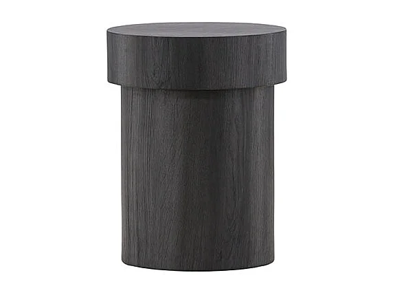 Malung hoektafel Ø35 cm zwart.