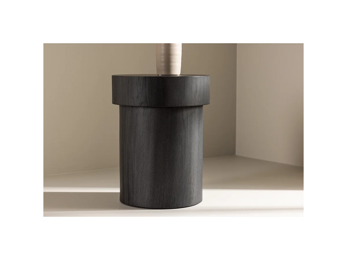 Malung Ecktisch Ø35 cm schwarz.