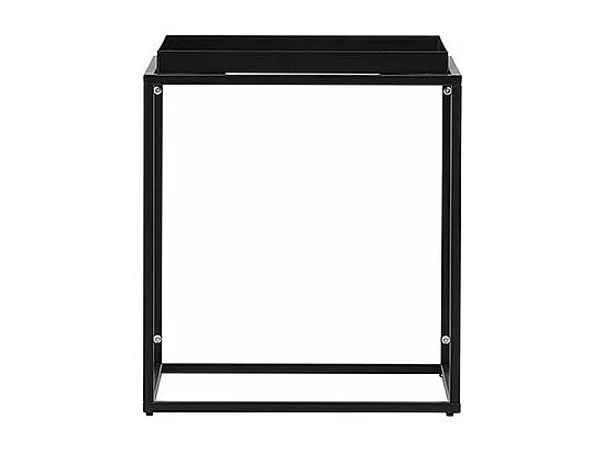 Table d'Appoint en Métal "Porto Alegre" 51cm Noir