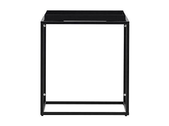 Porto table d'angle noir.