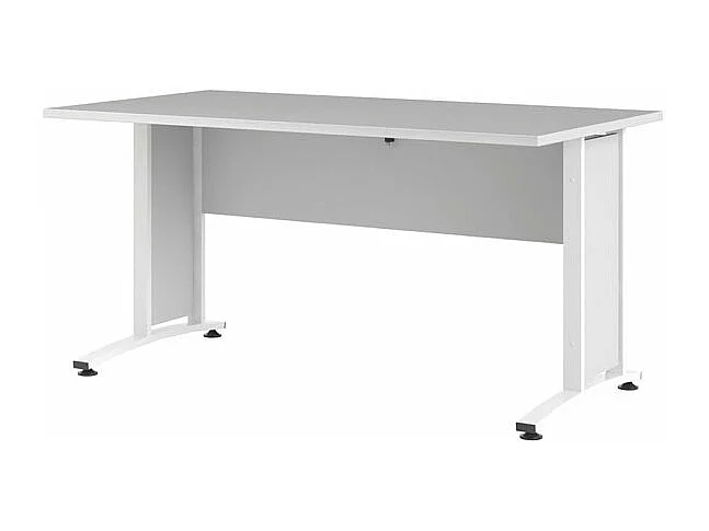 Prisme Schreibtisch Breite 150 cm weiss.