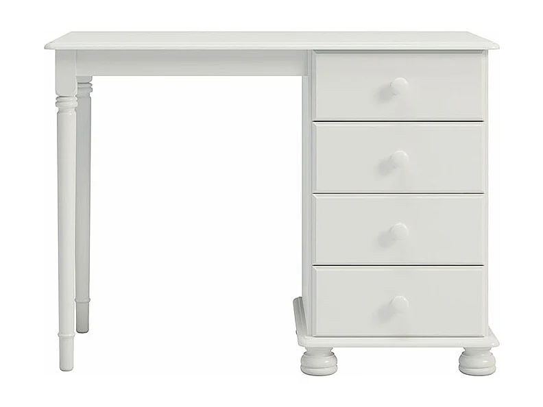 Richard bureau met 4 lades, wit.