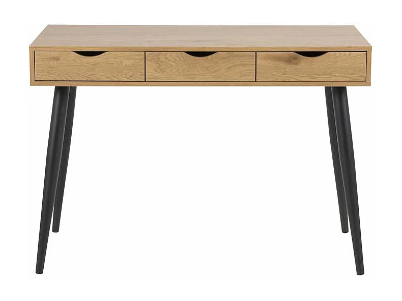 Nete Bureau avec 3 tiroirs, imitation chêne sauvage.