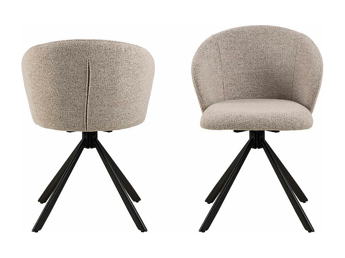 Pippa Esszimmerstuhl beige.